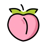 Peach SVG Icon